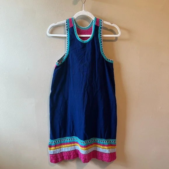 Akemi Kin Anthropologie crochet trim swing dress size xs - Picture 3 of 7